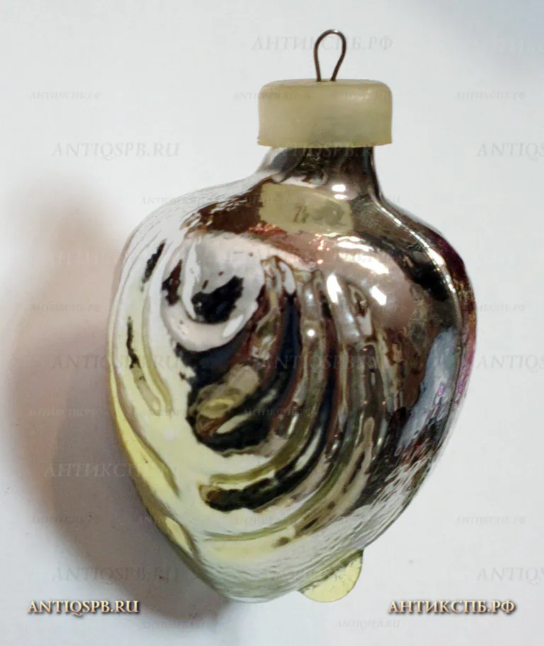 Елочная игрушка стеклянная "Фонарик". СССР. №19359.75